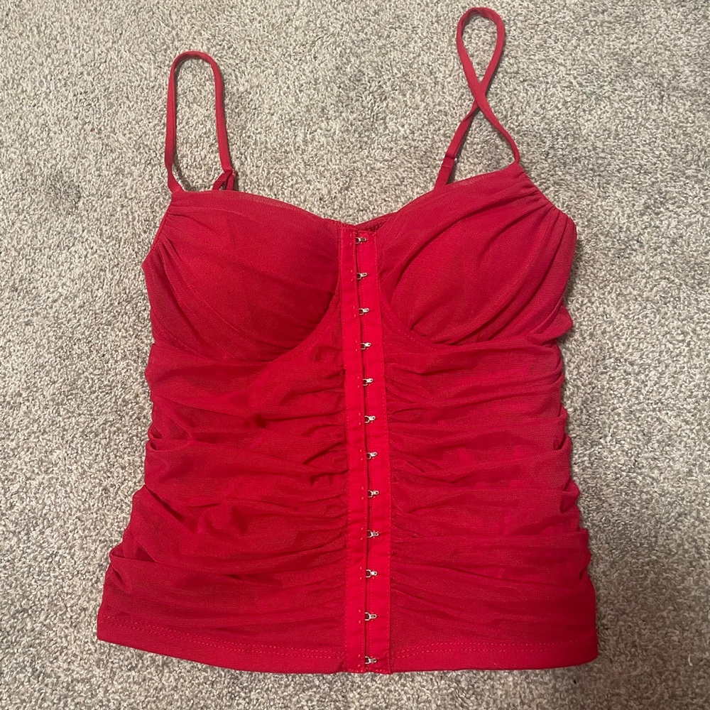 Red Corset Top